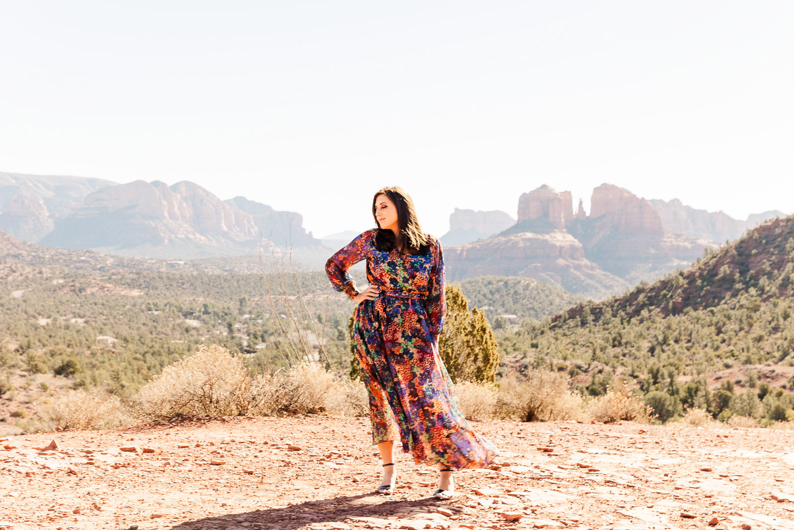 Sedona Arizona fashion pose