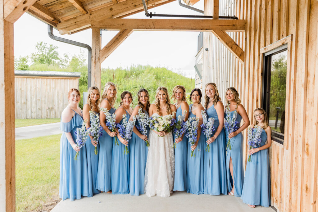 Bridal party photo.