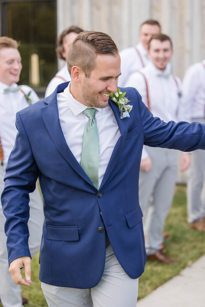 Wedding party portraits at the Bog in Saukville, Wisconsin. Meredith Mutza Photography. 