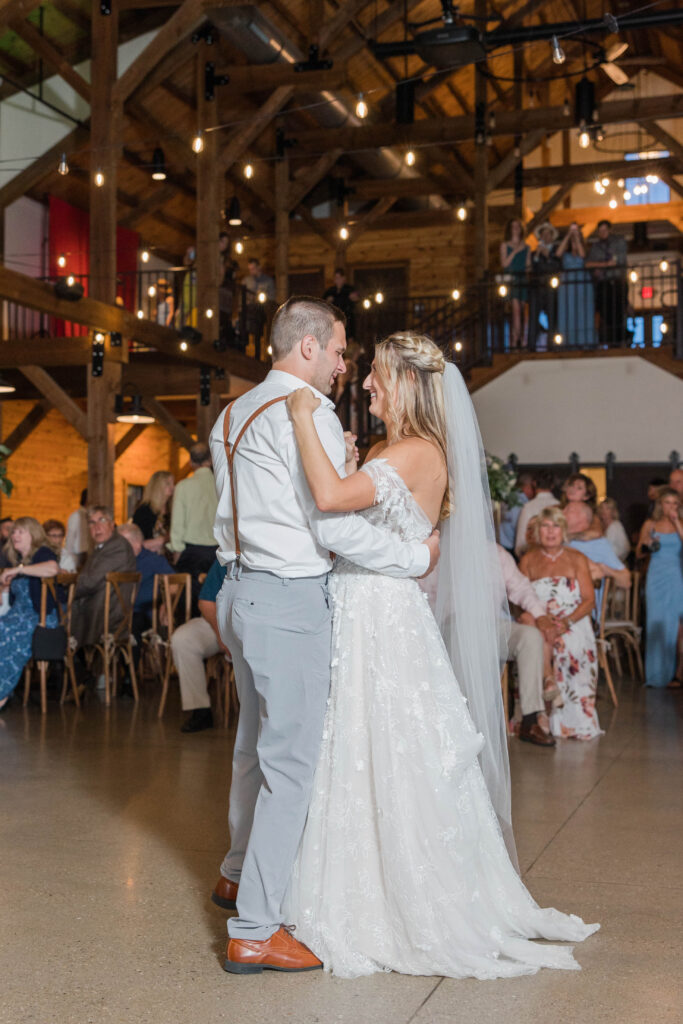 First dance as husband and wife. The Bog in Saukville Wisconsin. 