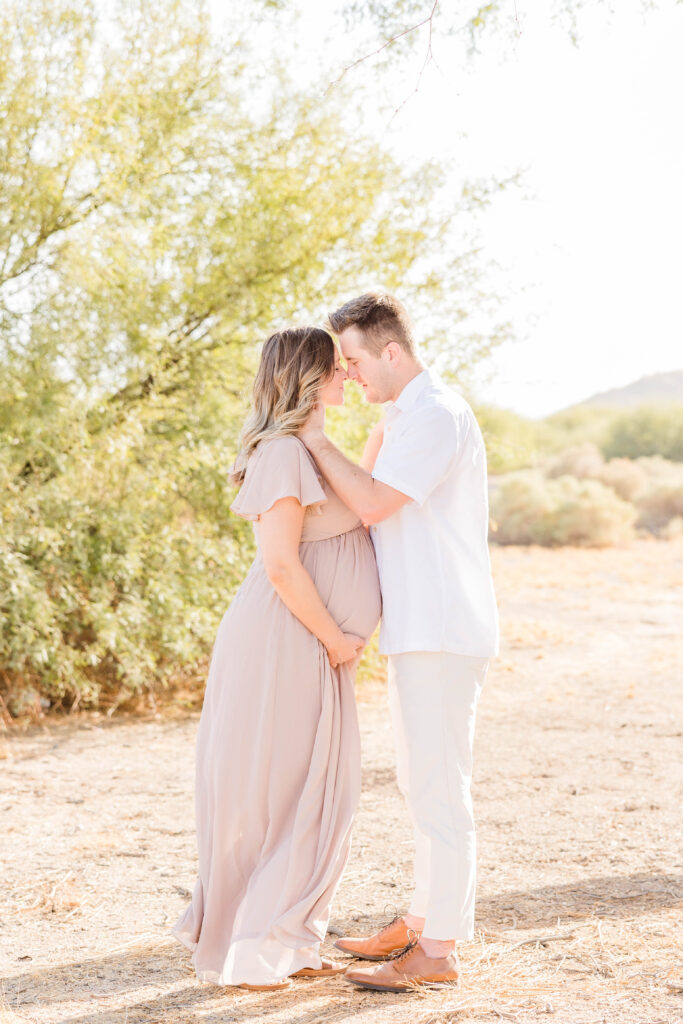 Desert maternity photoshoot in Phoenix, Arizona.  