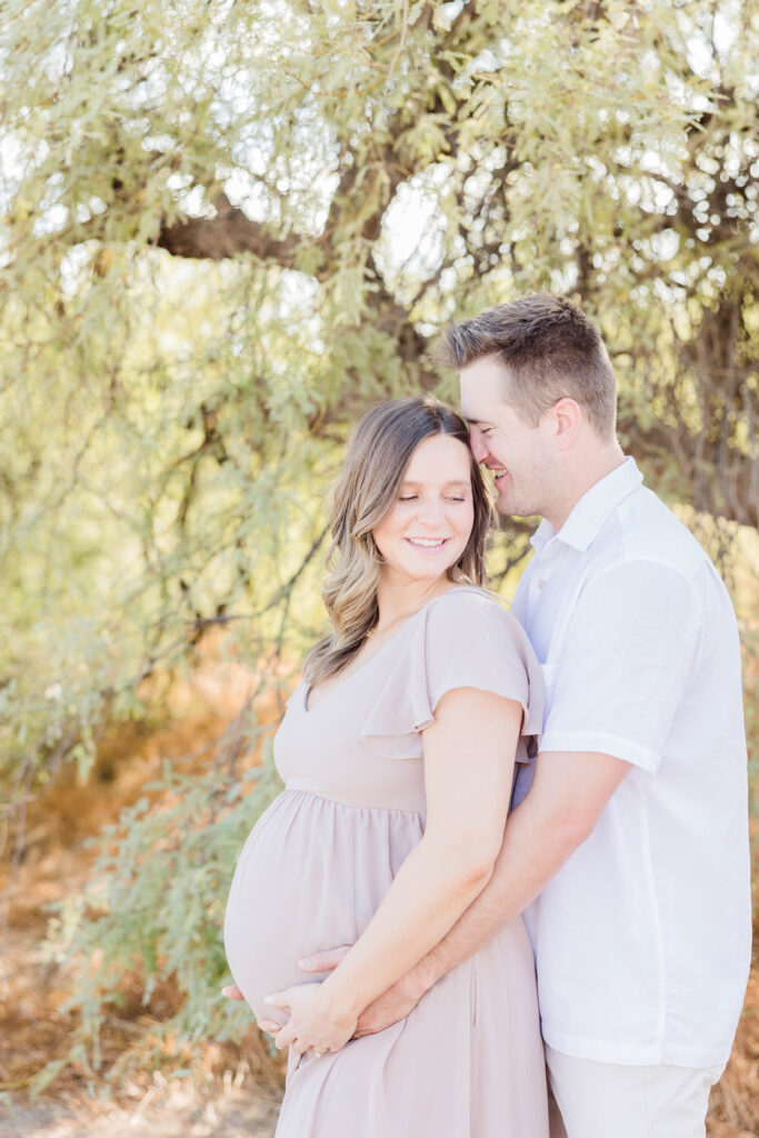 Desert maternity photoshoot in Phoenix, Arizona. 