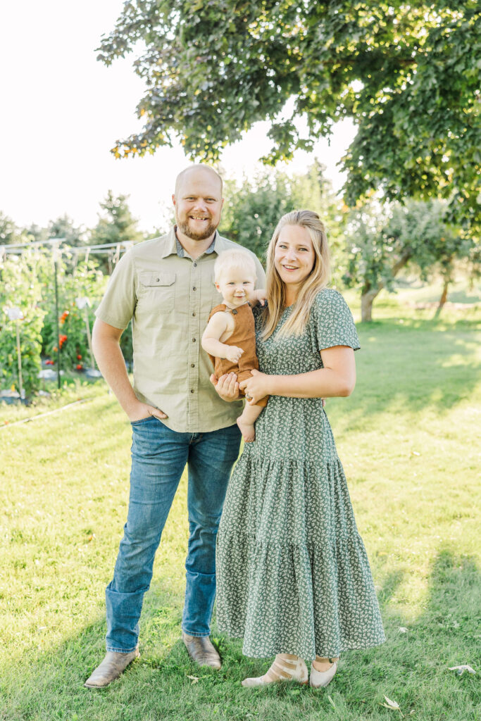 Fall family portrait session in Wisconsin. 