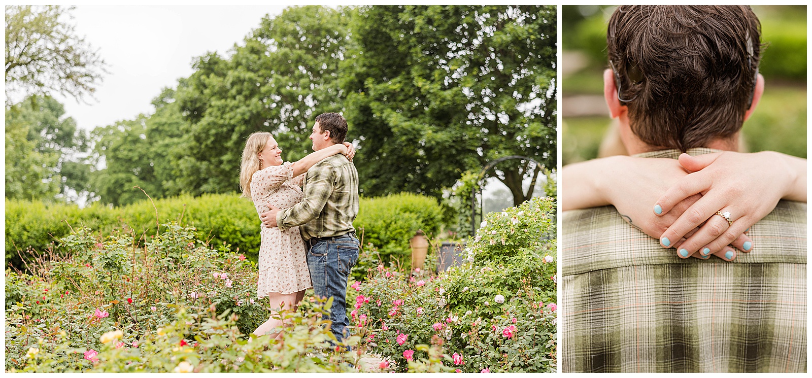 frame park engagement, couples engagement session