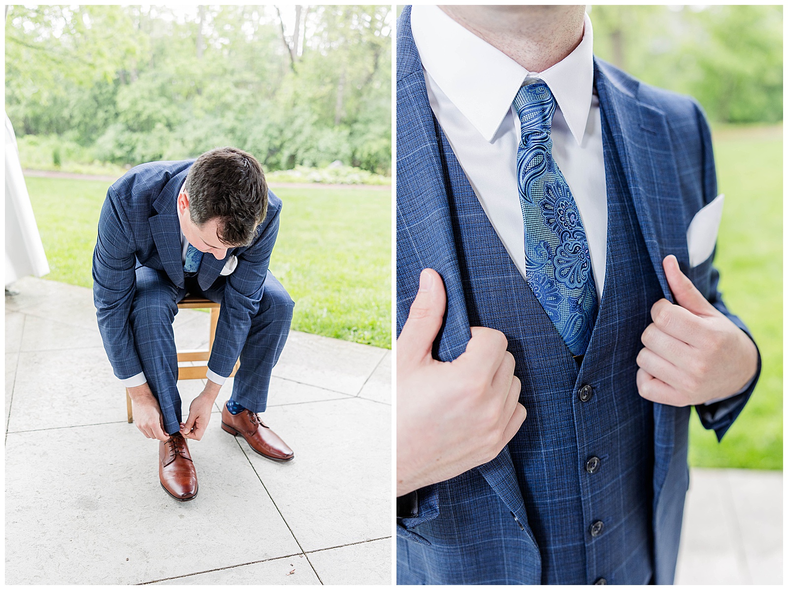 Wedding Photos, groom getting ready