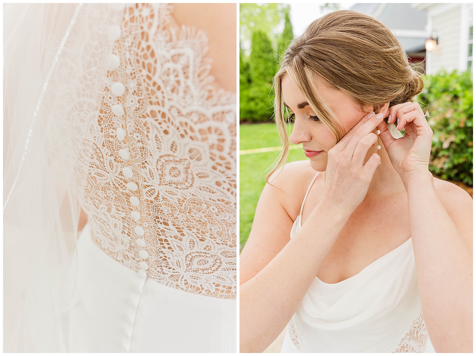 Wedding Photos, bride getting ready