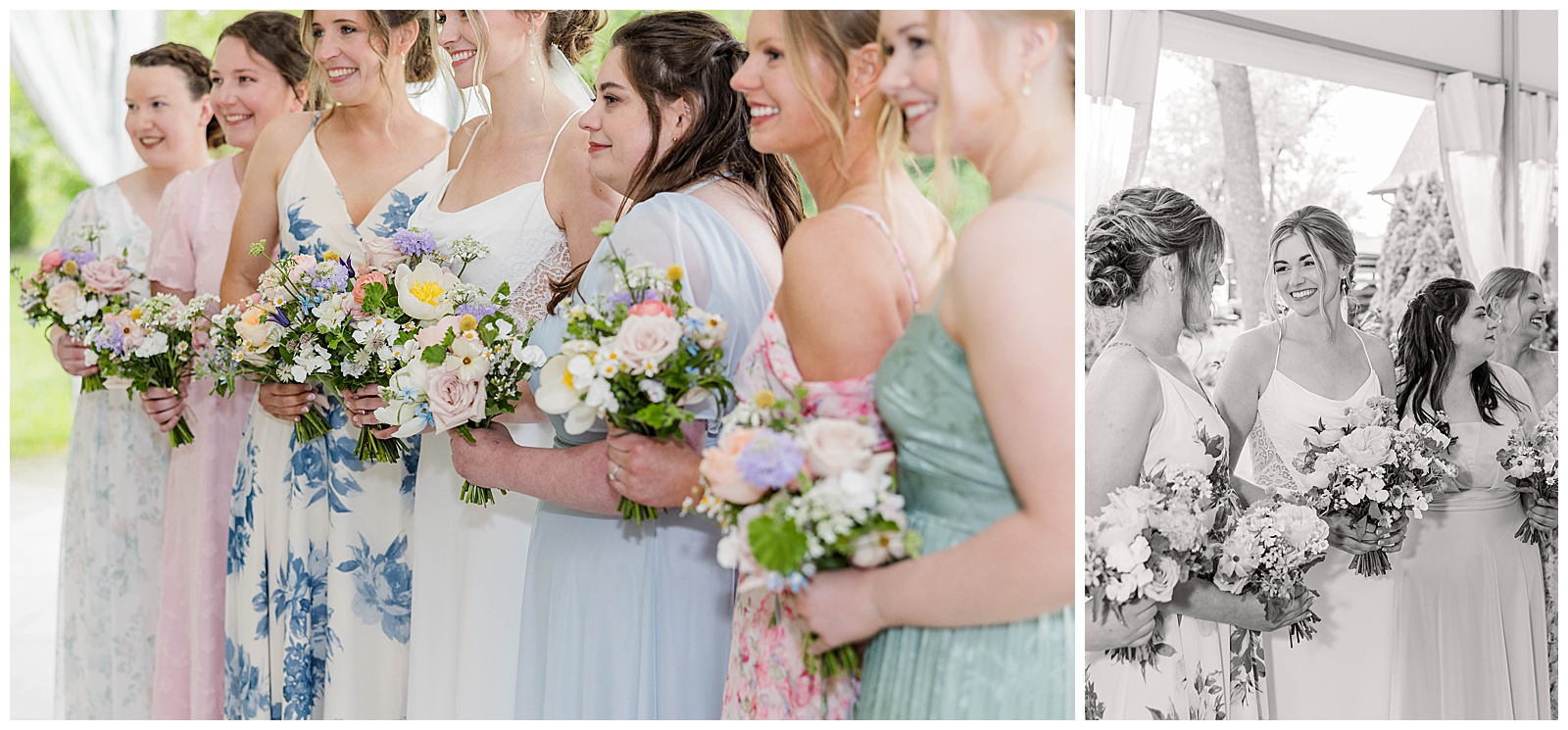 Wedding Photos, bridal party, Northgate Floral