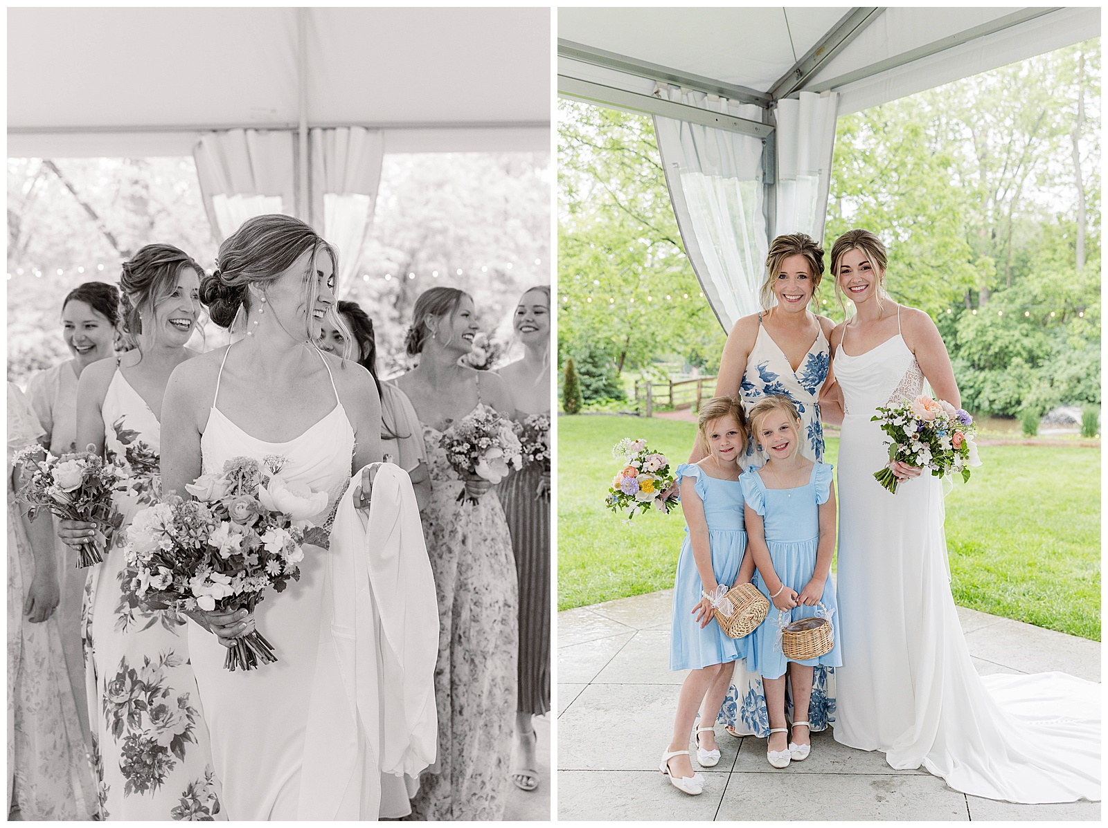 Wedding Photos, bridal party, Northgate Floral