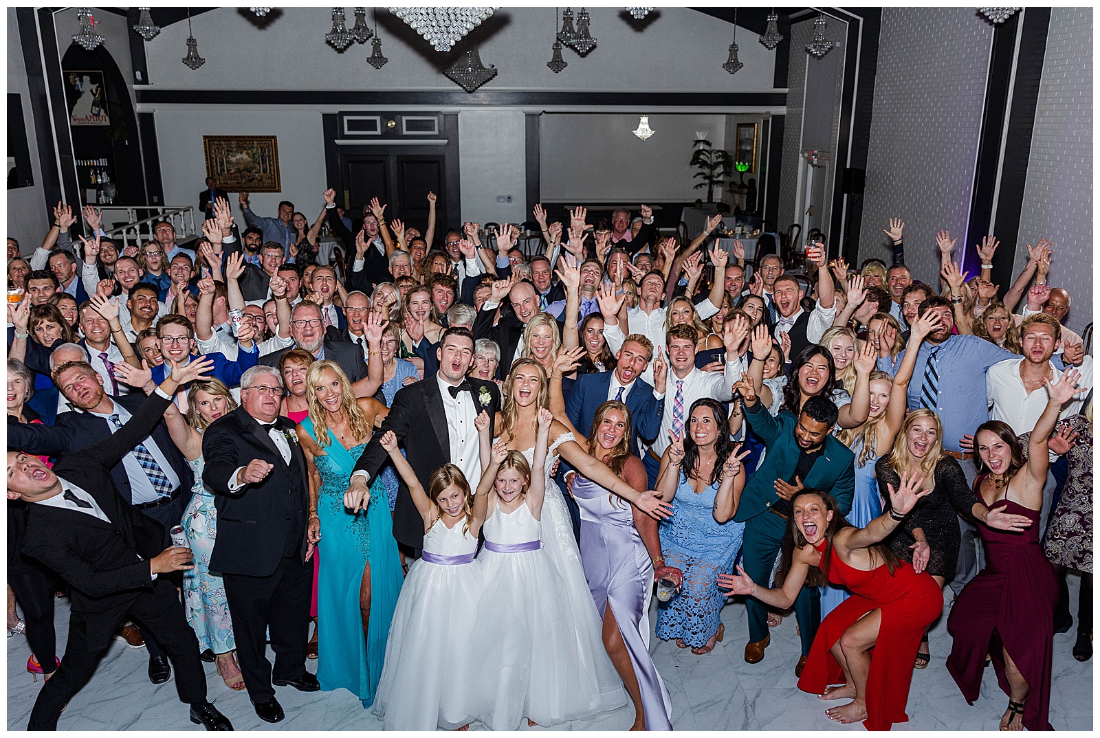 wedding ceremony, Fitzgerald Milwaukee, bride and groom, wedding party