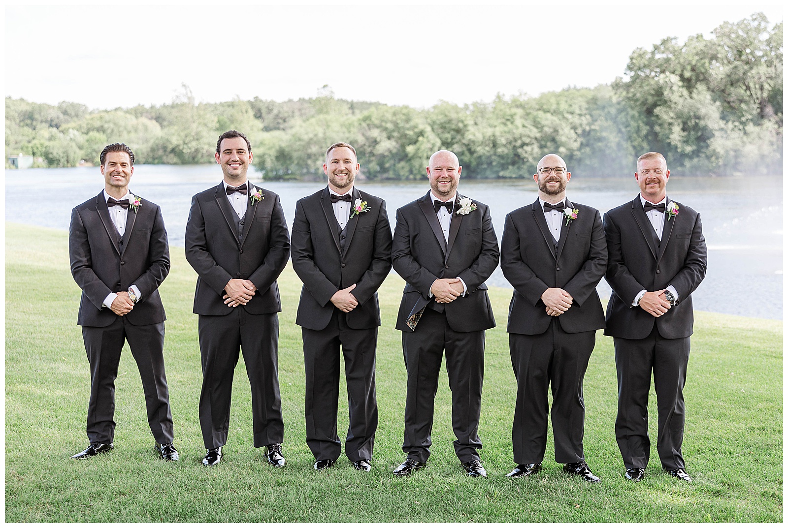 lake Geneva wedding, groomsmen