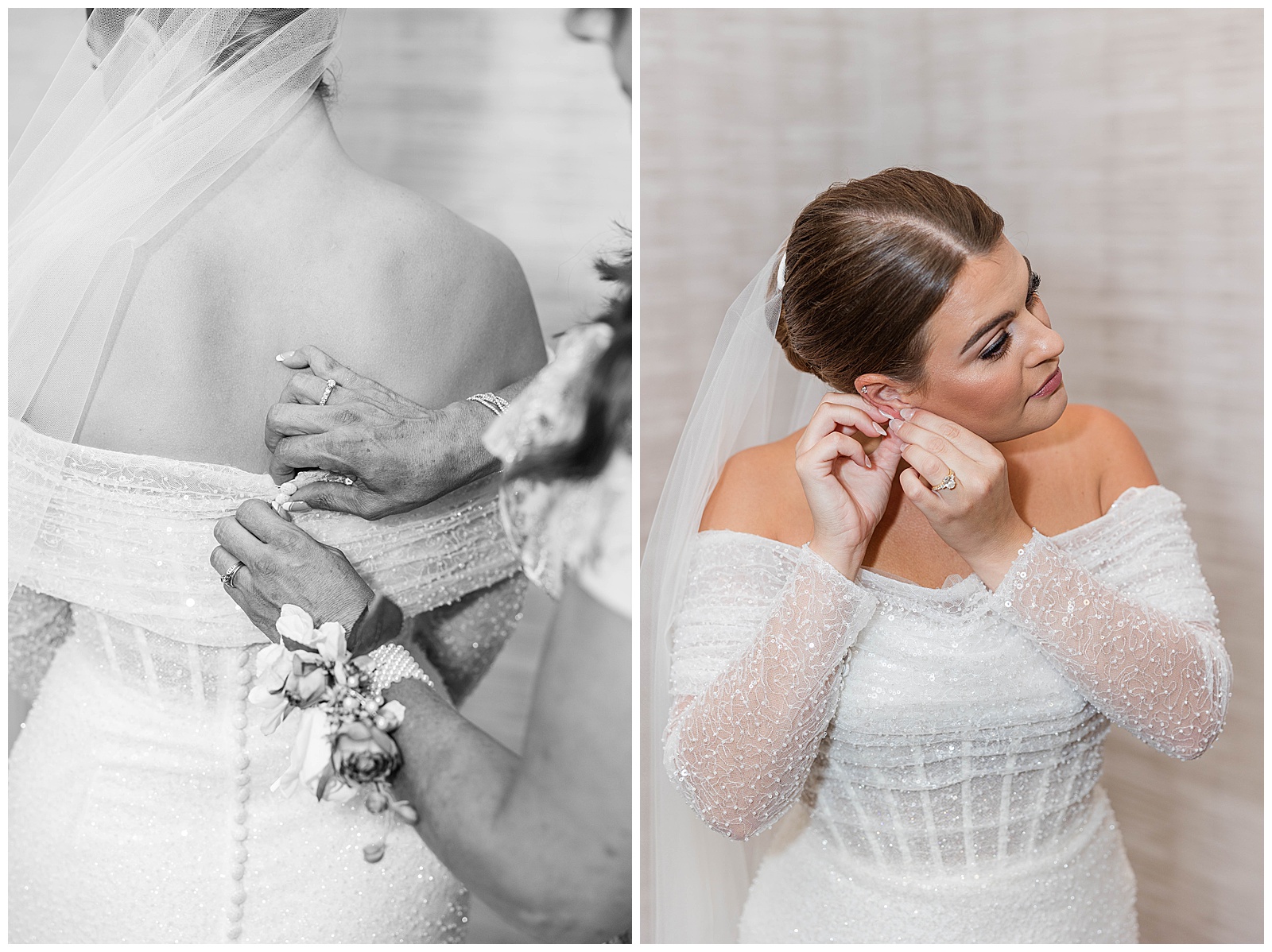 lake Geneva wedding, bridal details