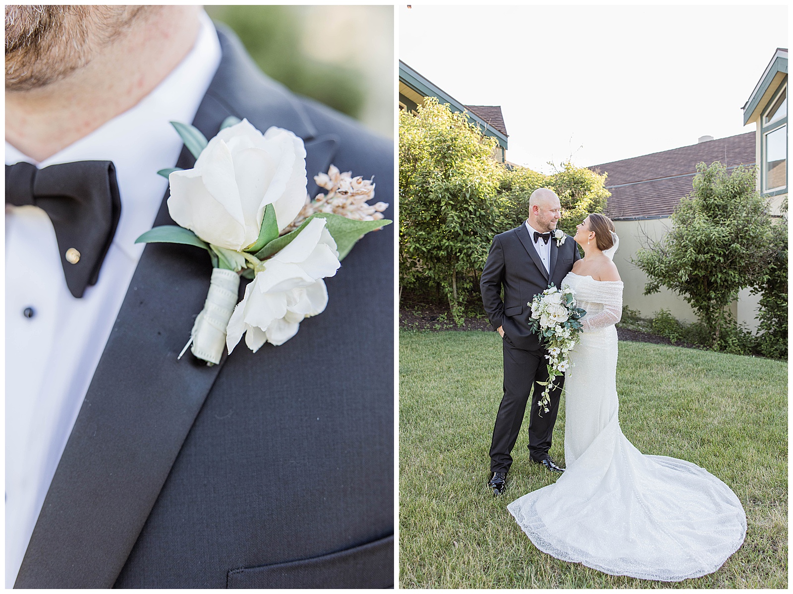 lake Geneva wedding, venue details, bride and groom