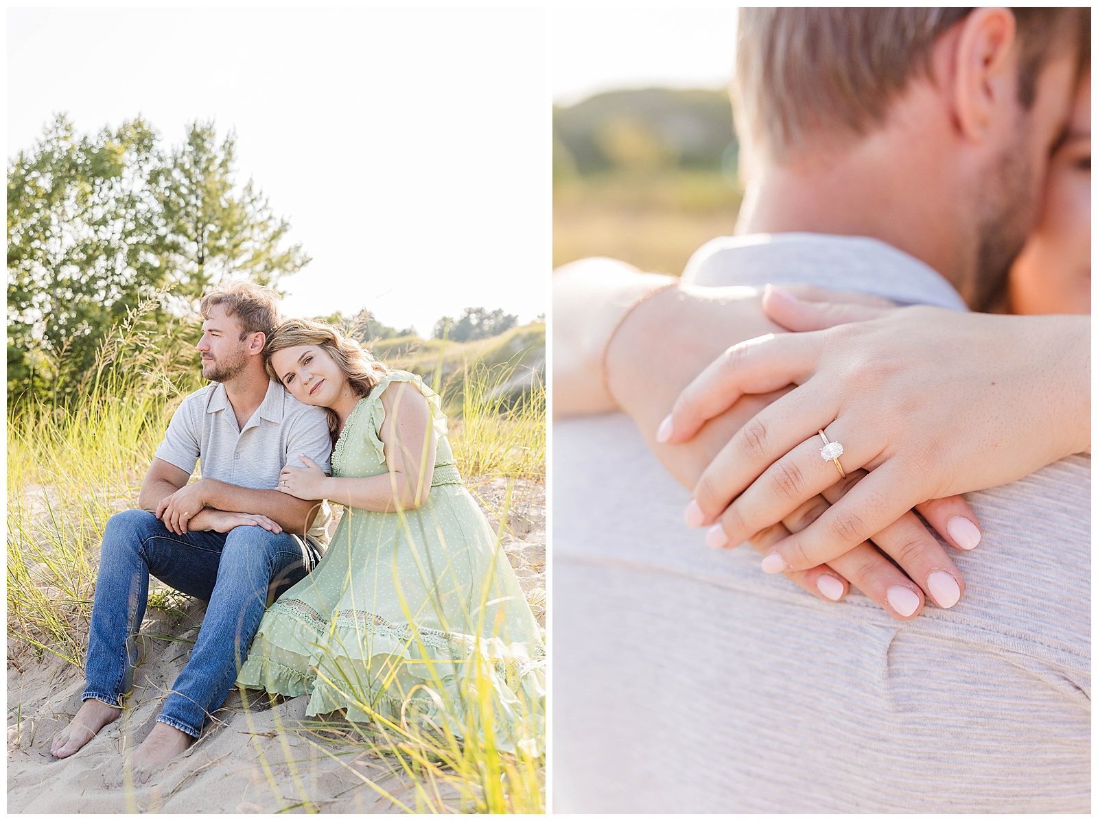 Kohler-Andre State Park Engagement,  Milwaukee Engagement Session