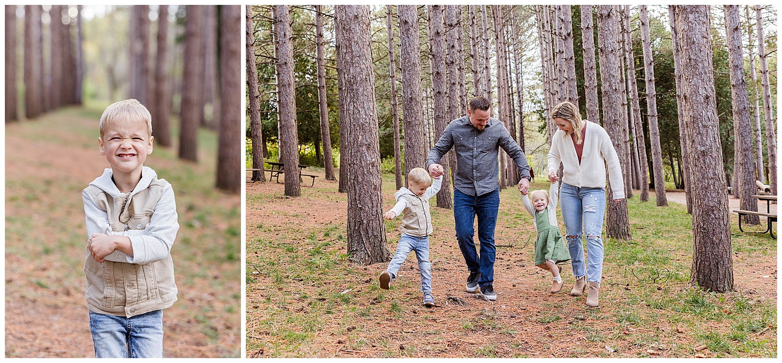 Cold Weather Family Photos, Retzer Nature Center Family Photos, family photo session