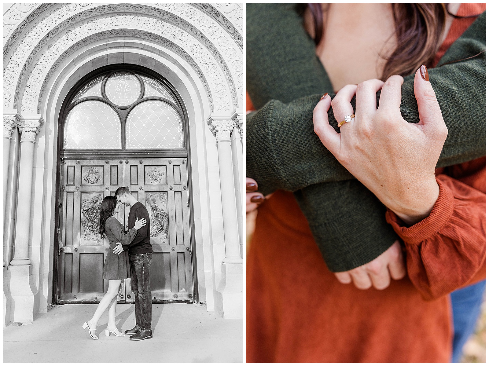 Holy Hill engagement session, engagement photos