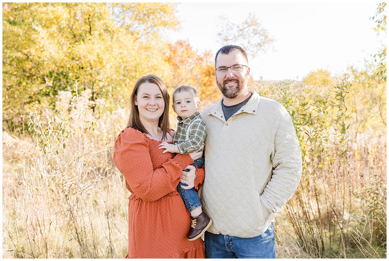 Hillcrest Park Family session, family fall photos, Milwaukee Family Photographer