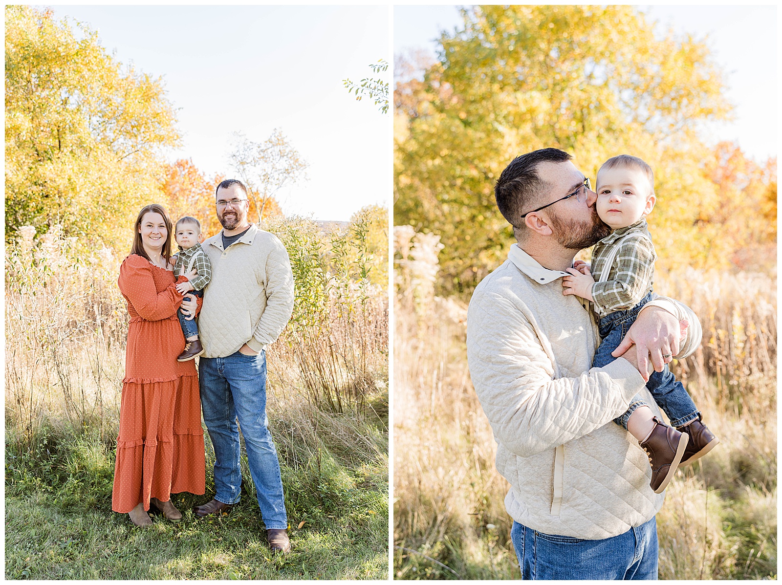 Hillcrest Park Family session, family fall photos, Milwaukee Family Photographer