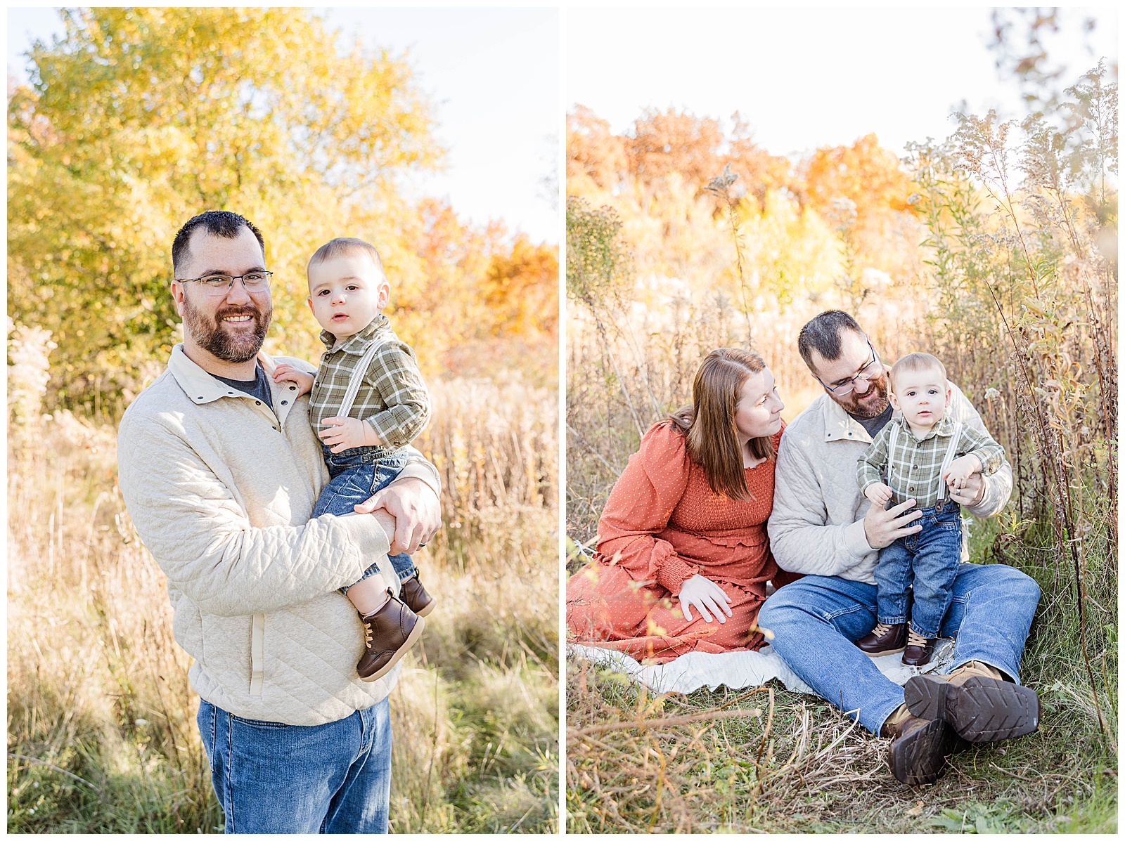 Hillcrest Park Family session, family fall photos, Milwaukee Family Photographer