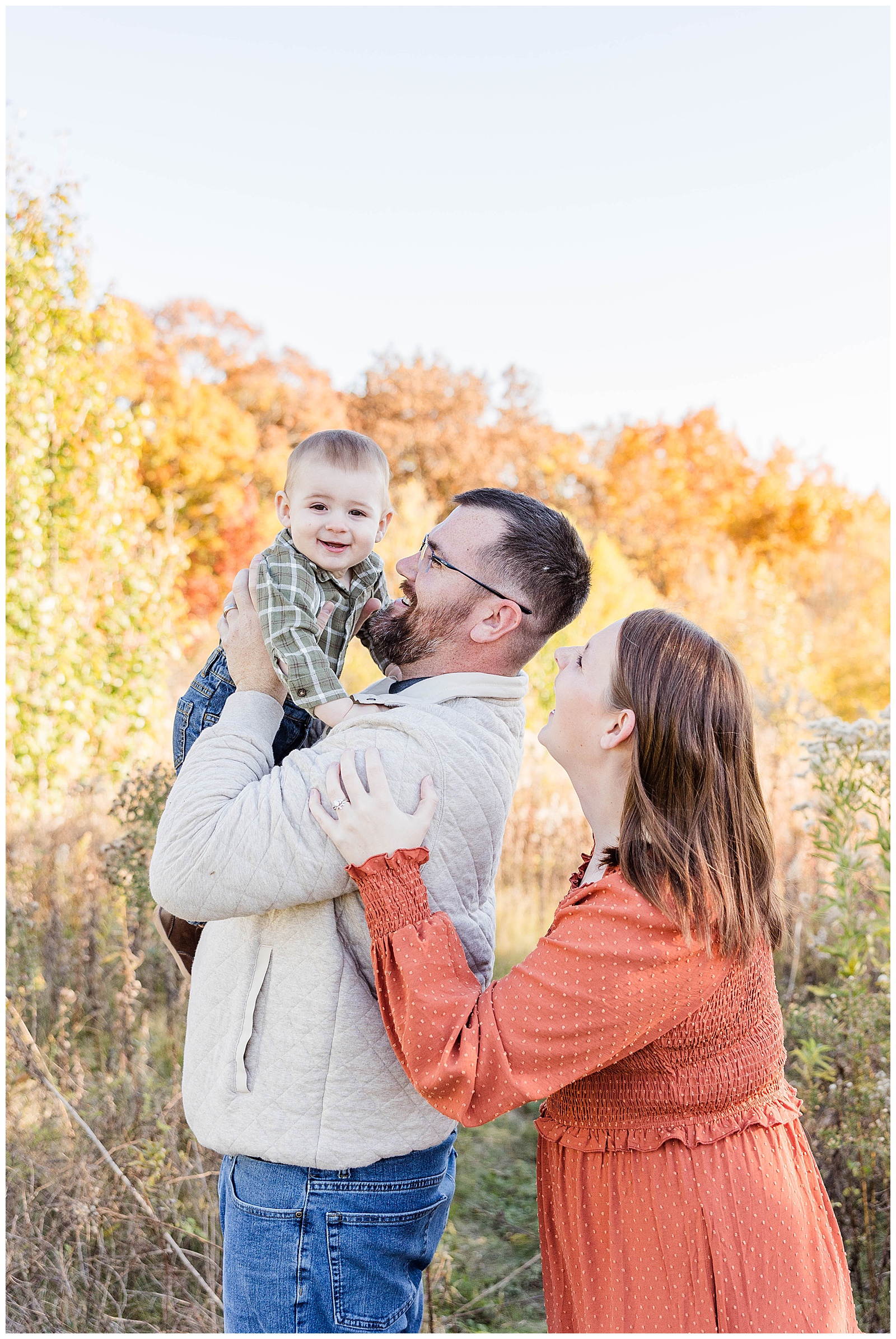 Hillcrest Park Family session, family fall photos