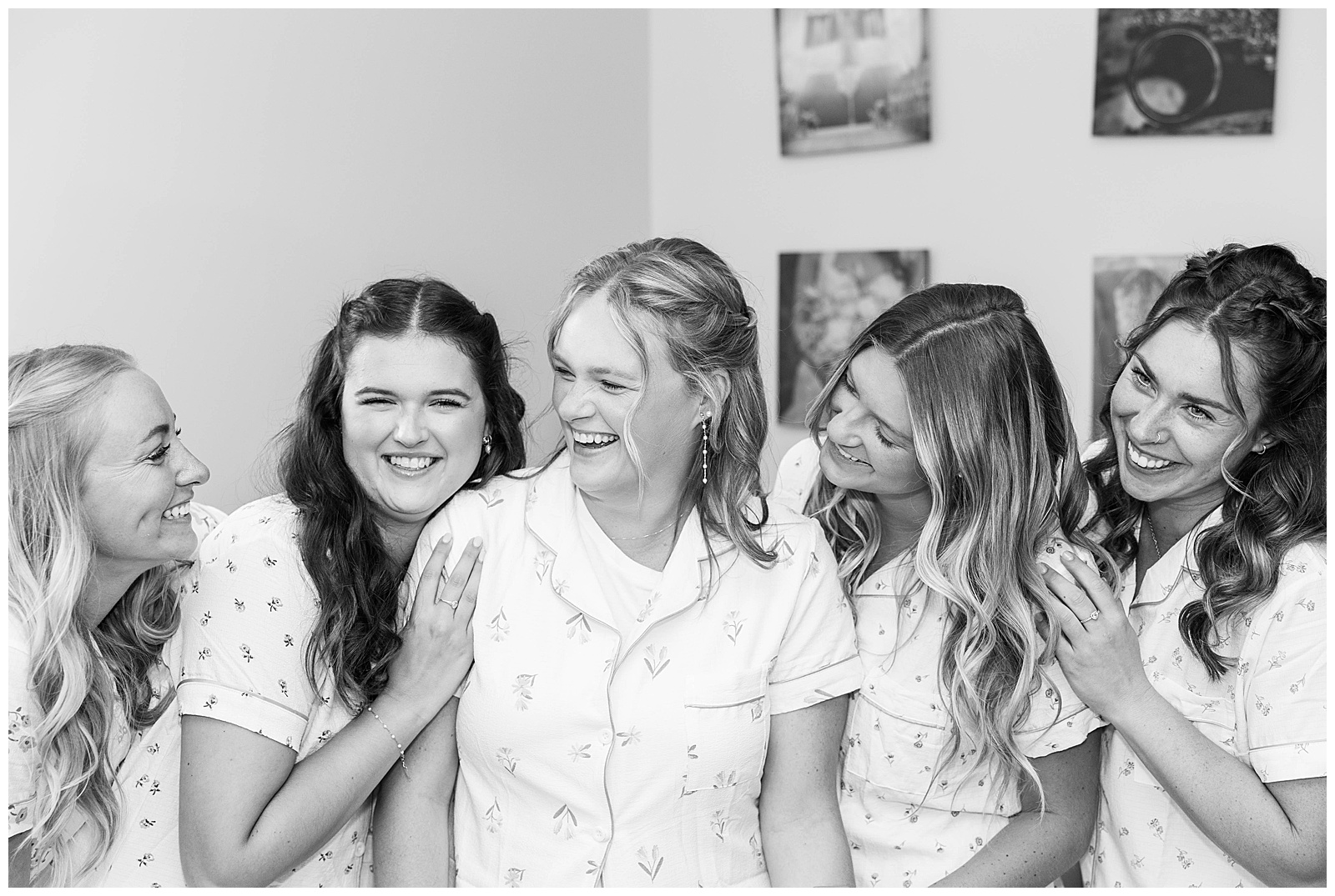 Wedding party, summer wedding