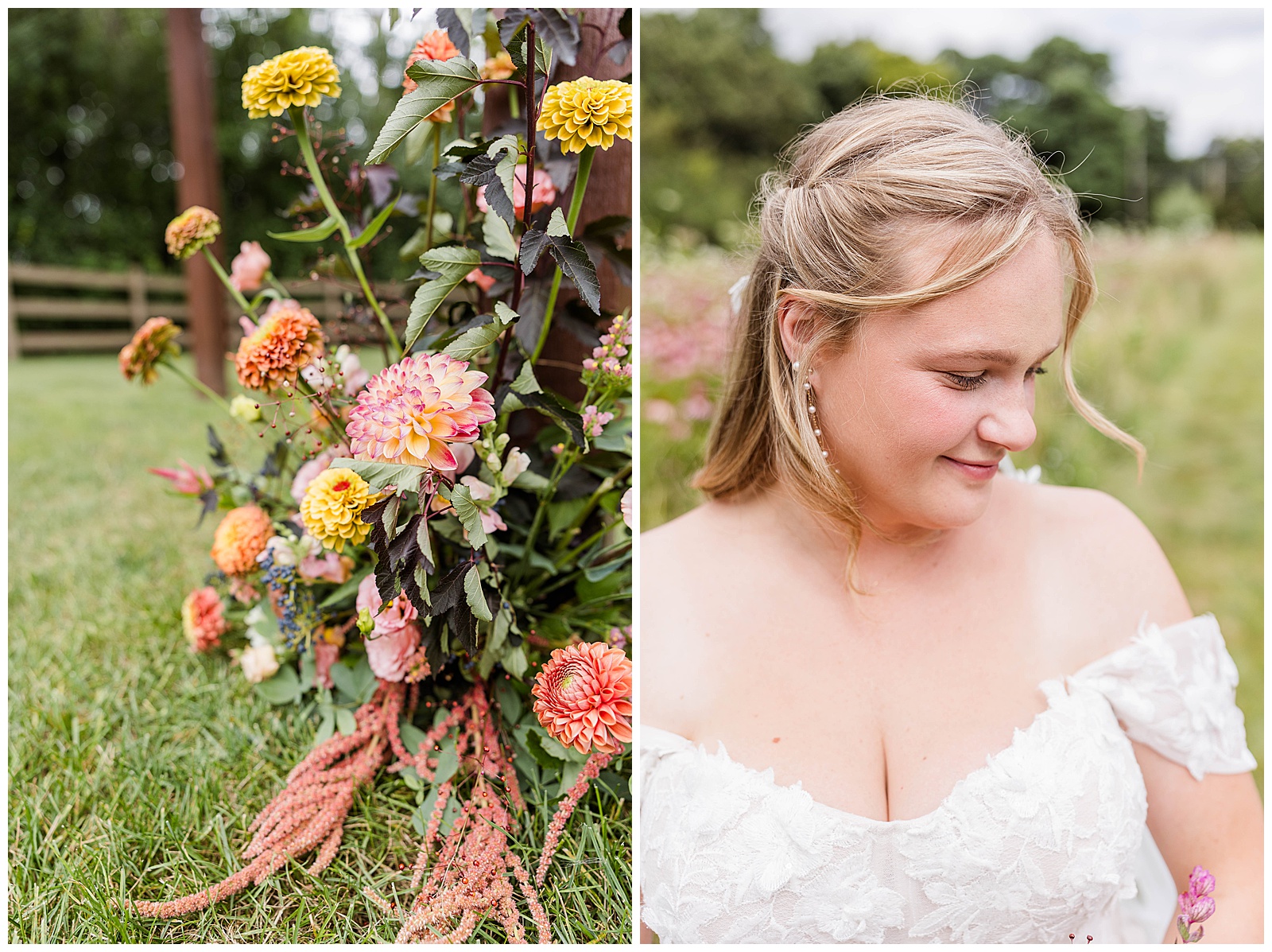 Wedding details, summer wedding, bride