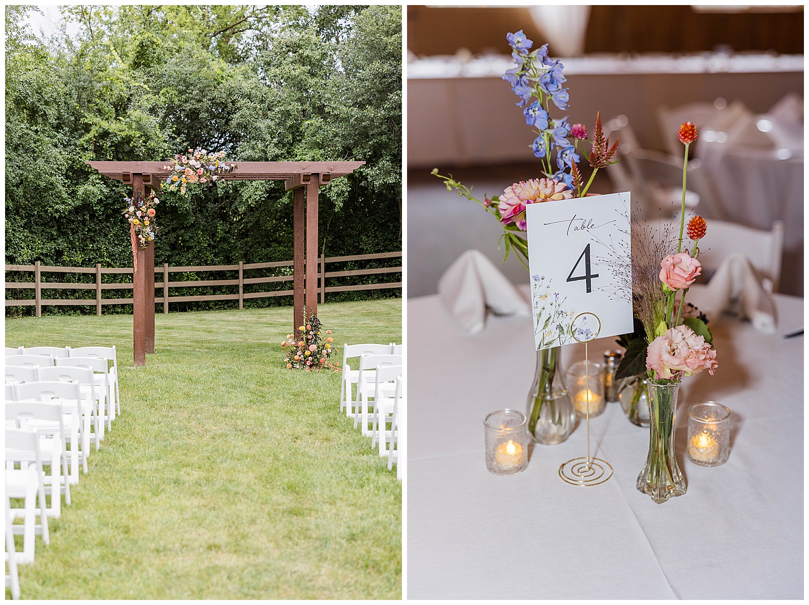 Wedding details, summer wedding, venue