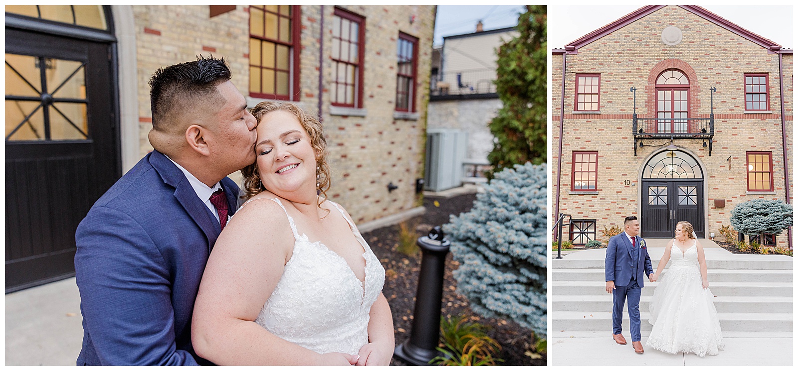 bride and groom portraits