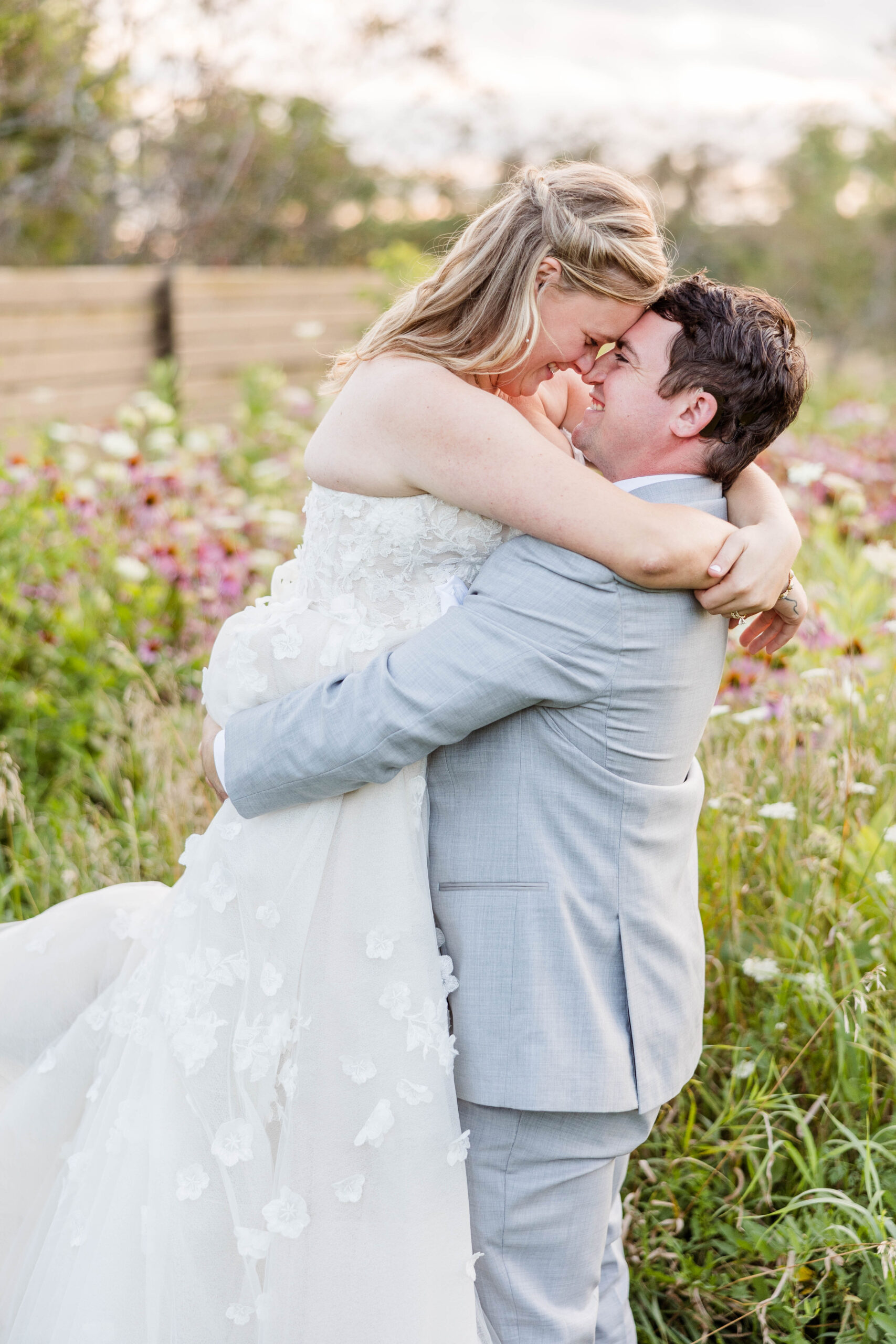 Bride and Groom Portrait Rustic Manor 1848