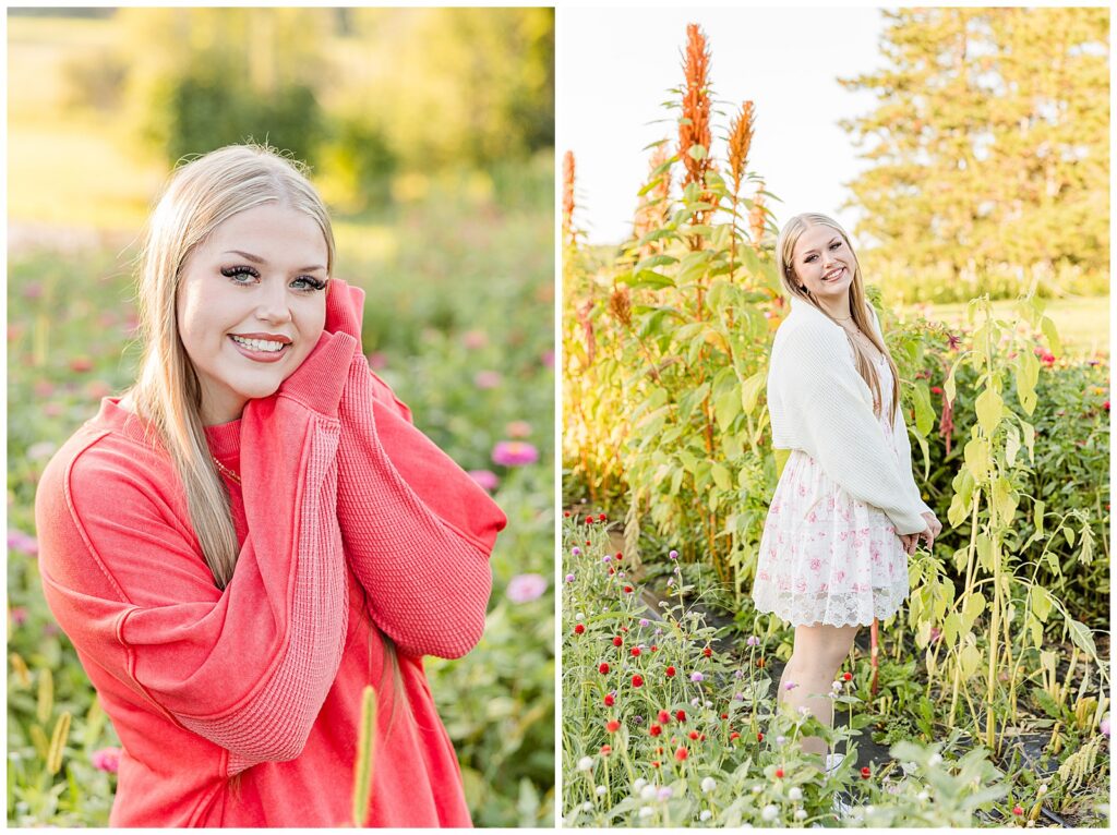 Oconomowoc Senior Photographer, Waukesha Senior Photographer, Milwaukee Senior Photographer, Flower Farm Senior Session 