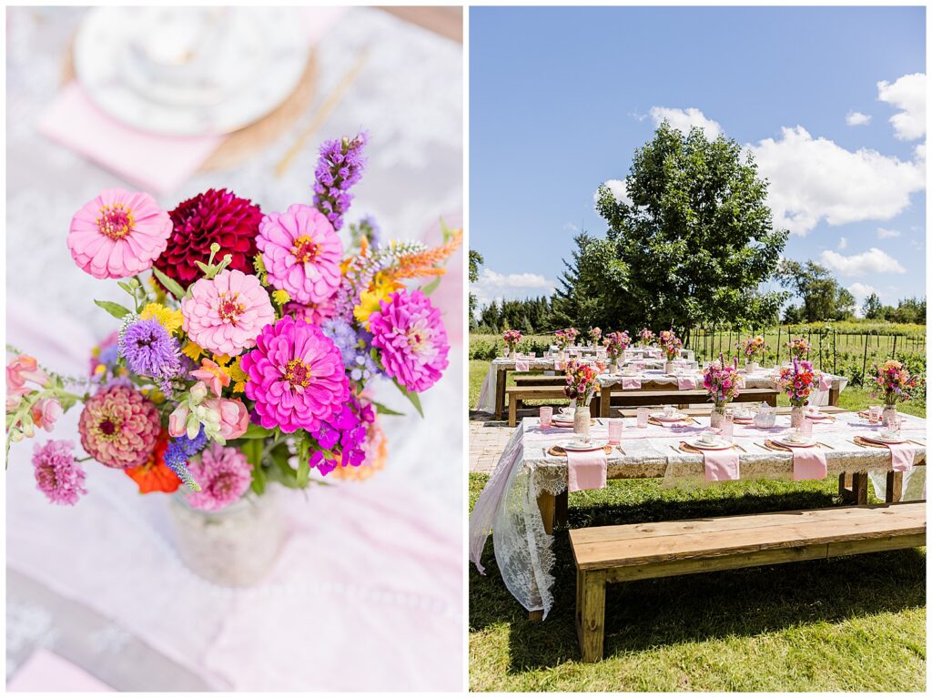 Flower Garden Teaparty, Flower Garden Party, Milwaukee Family Photographer, Oconomowoc Family Photographer 