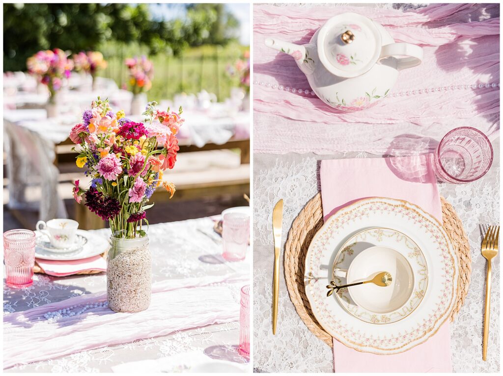 Flower Garden Teaparty, Flower Garden Party, Milwaukee Family Photographer, Oconomowoc Family Photographer 