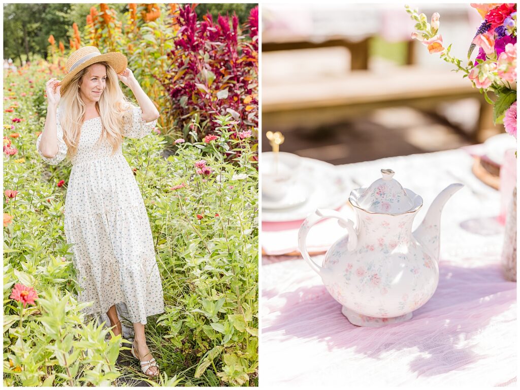 Flower Garden Teaparty, Flower Garden Party, Milwaukee Family Photographer, Oconomowoc Family Photographer 