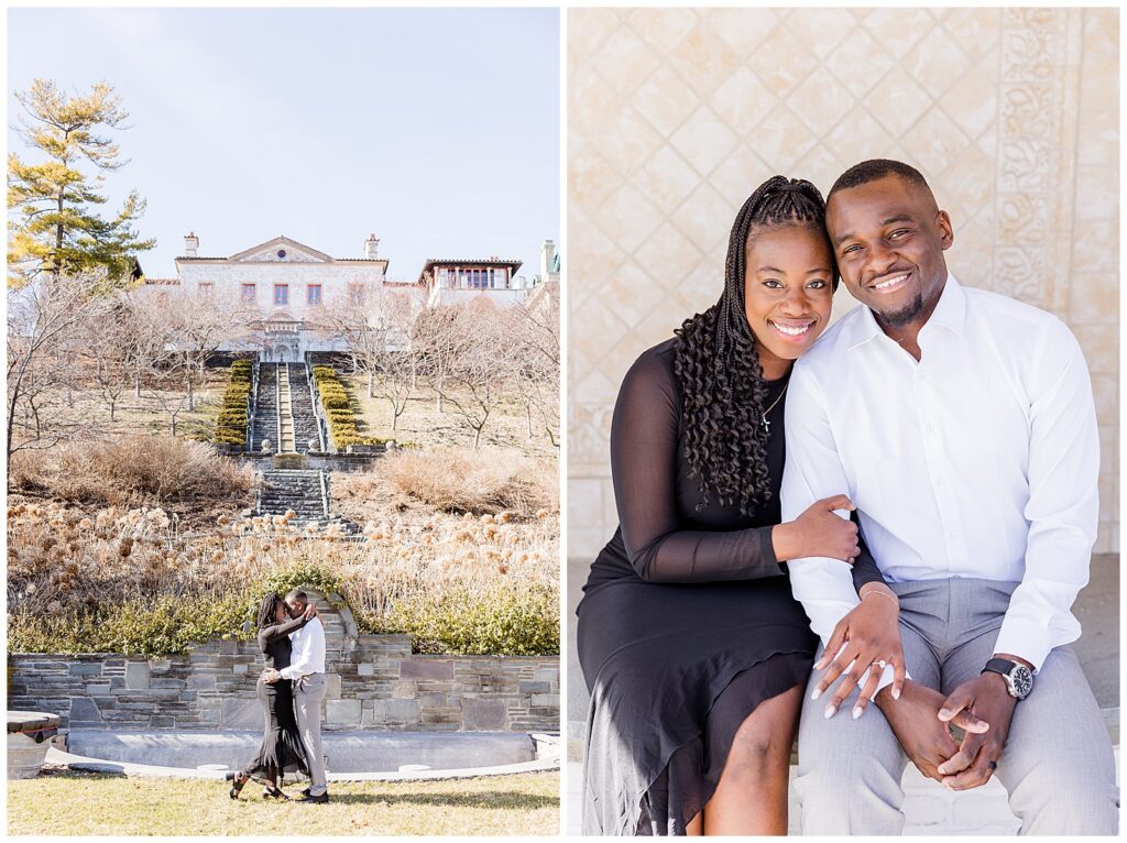 Villa Terrace Engagement Photos