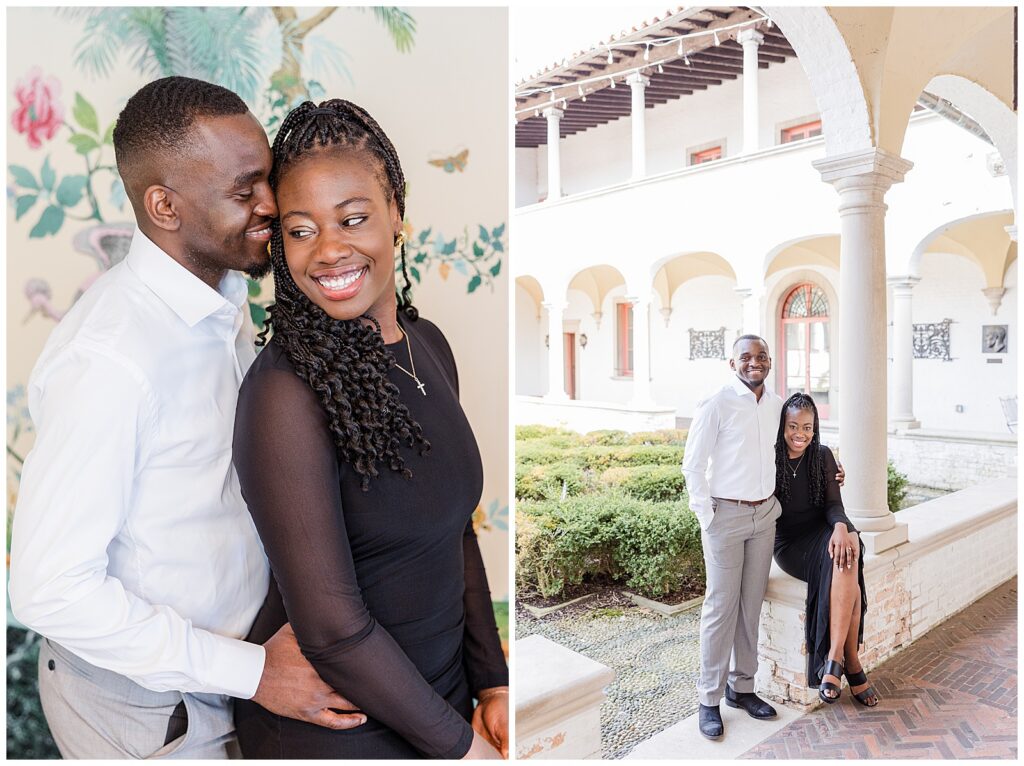Villa Terrace Engagement Photos