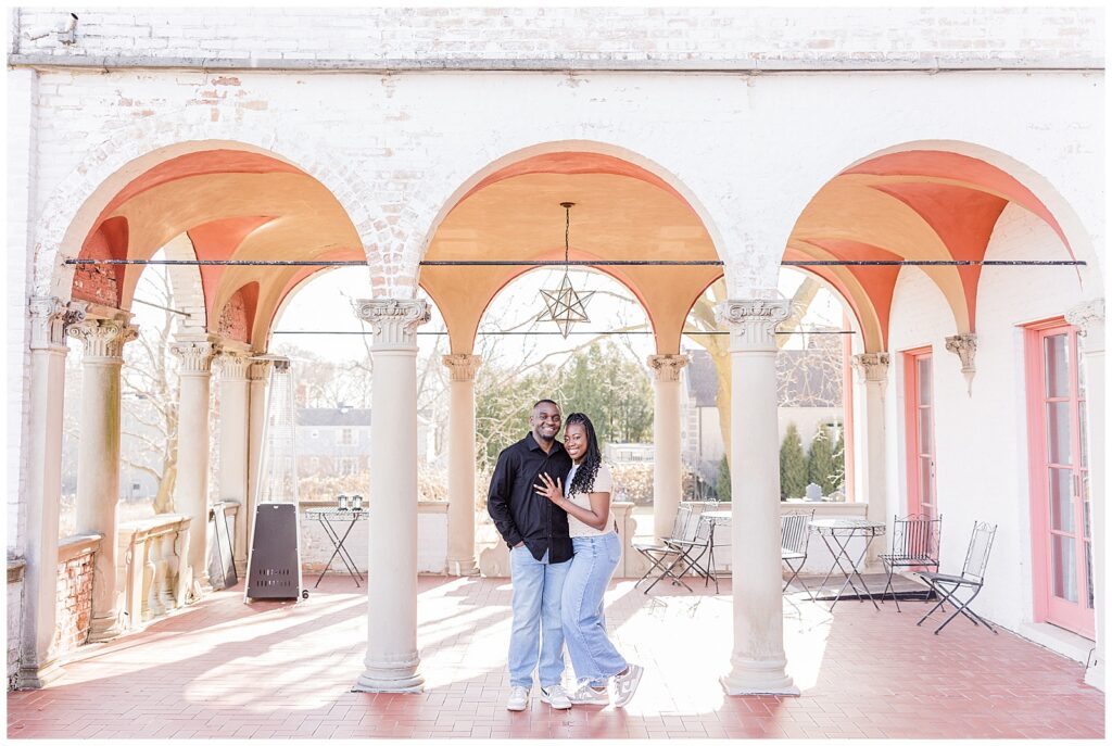 Villa Terrace Engagement Photos