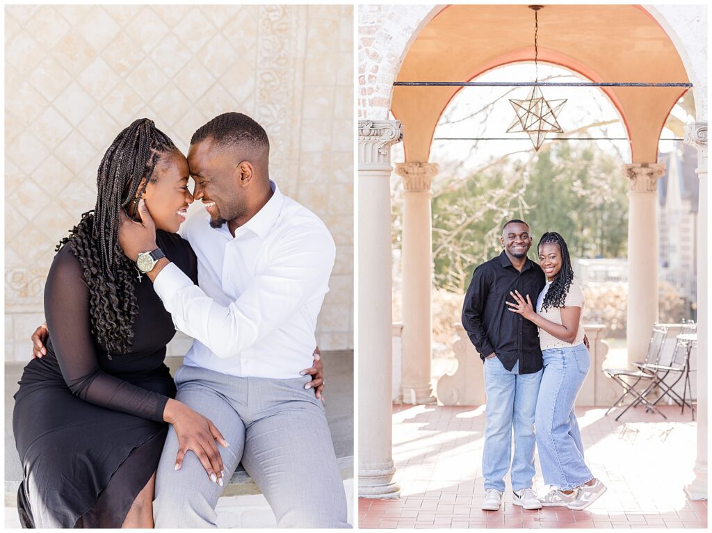 Villa Terrace Engagement Photos