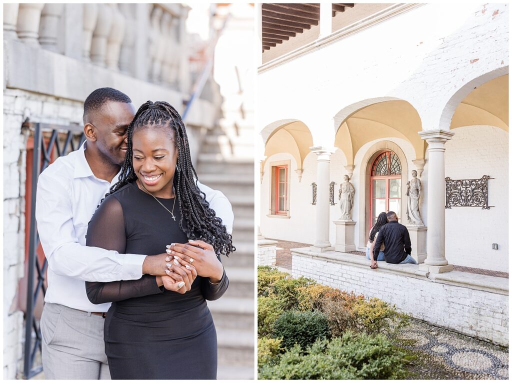 Villa Terrace Engagement Photos