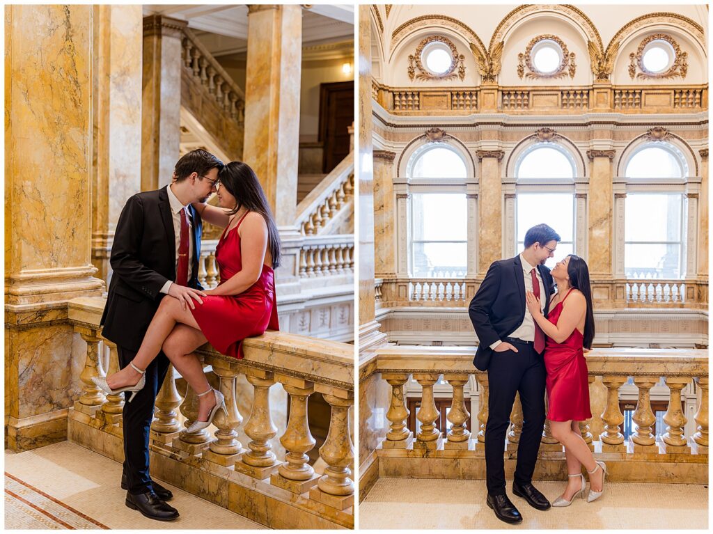 Milwaukee Public Library Engagement Photos, Milwaukee Public Library Session, Milwaukee Public Library, Milwaukee Central Library Engagement Session