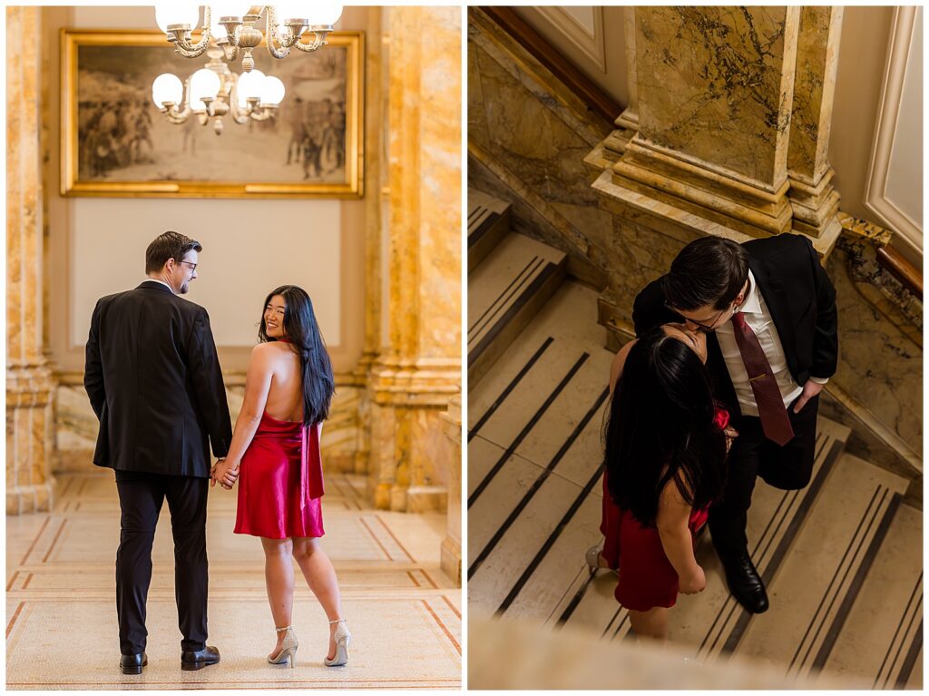 Milwaukee Public Library Engagement Photos, Milwaukee Public Library Session, Milwaukee Public Library, Milwaukee Central Library Engagement Session