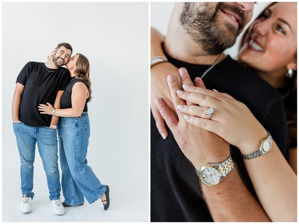 Dazzling Golden Hour Milwaukee Engagement Photos | Sam & Mallorie 16 Milwaukee Public Library Engagement