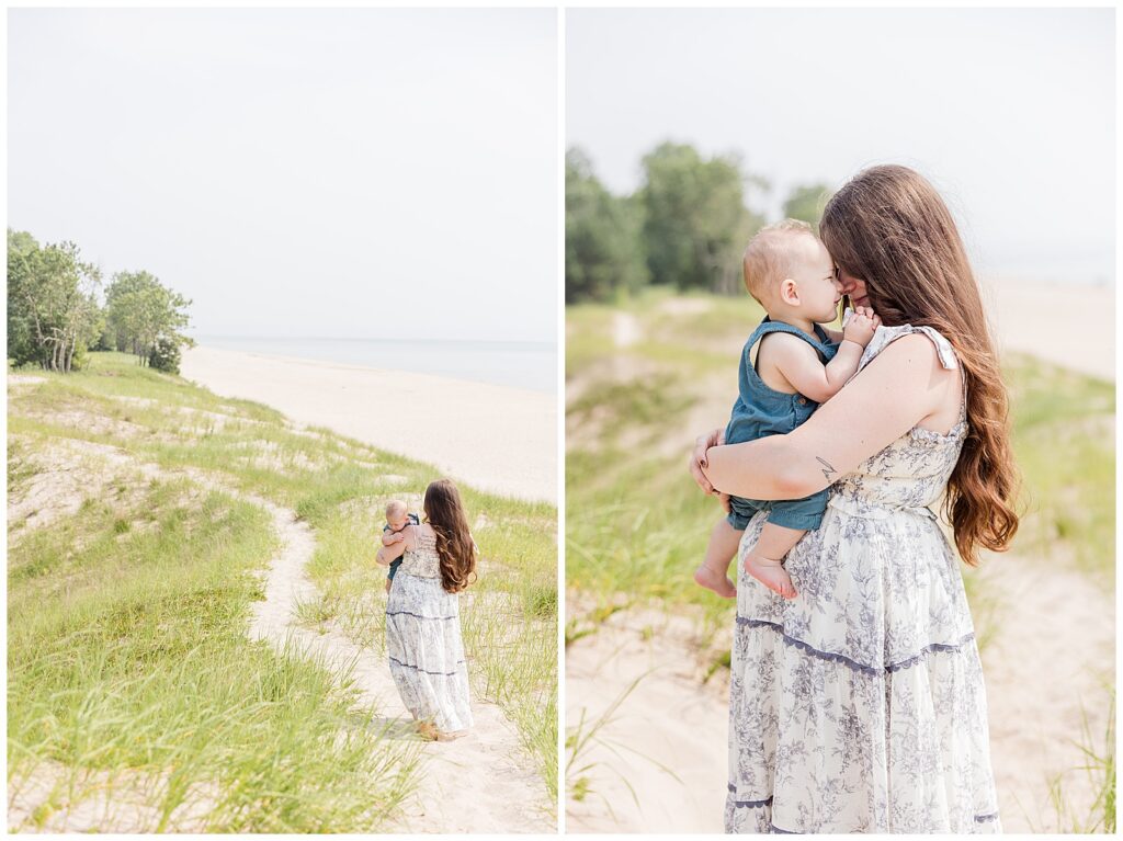Kohler-Andrae State Park, Sheboygan Photographer, Wisconsin Motherhood Mini, Beach Photoshoot 