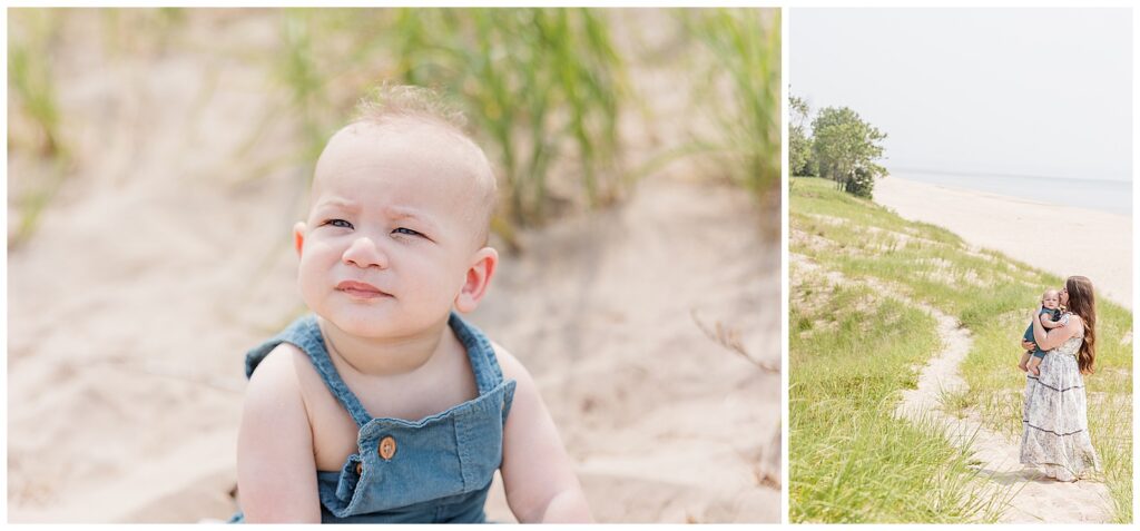Kohler-Andrae State Park, Sheboygan Photographer, Wisconsin Motherhood Mini, Beach Photoshoot 