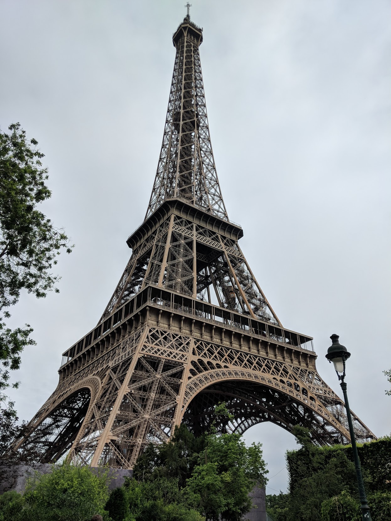 Snapshot of the Eiffel Tower in Paris, France