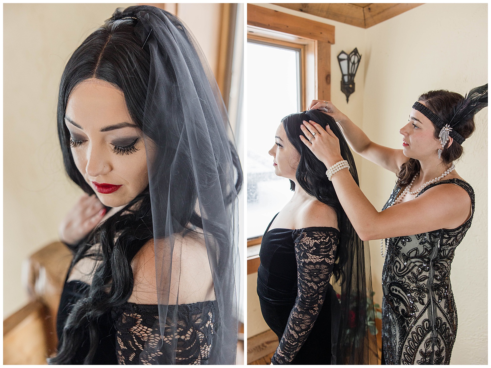 The Castle Vineyard Wedding, bride getting ready